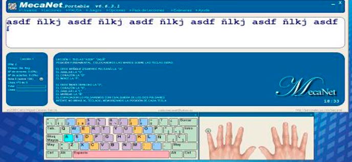 Mecanet. Programa de Mecanografía GRATIS [Última Versión Oficial]